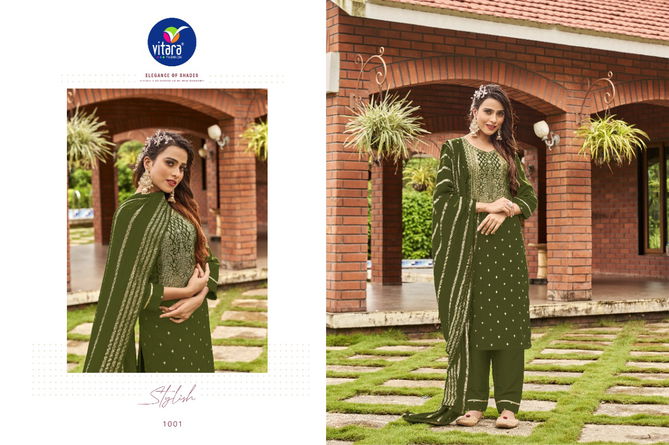 Vitara Riyasat Festive Wear Wholesale Readymade Suit Catalog
